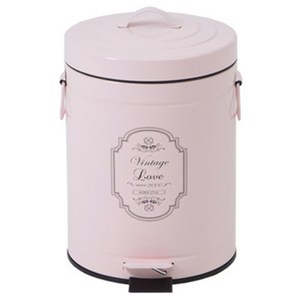 오션웰리빙 클래식 더스트빈 5L, 핑크