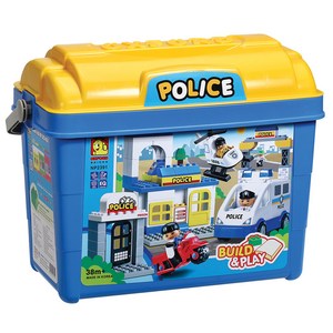 옥스포드 POLICE NP2391 블록놀이, 혼합 색상