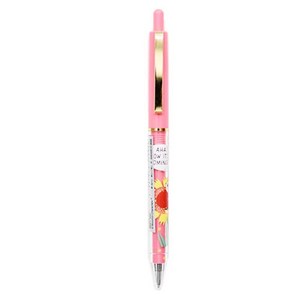 무민 골드 라인 볼펜 0.7mm, 핑크, 1개