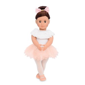 아워제너레이션 화이트 발레리나 발렌시아 아기인형, 혼합 색상, 1개