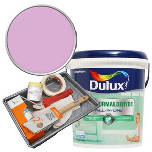듀럭스 안티 포름알데히드 올인원 페인트 세트, Electric Pink  85RB 53/237, 3L, 1개