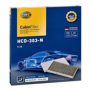 헬라 차량용 에어컨필터, HCD-303-N(윈스톰, 캡티바), 1개