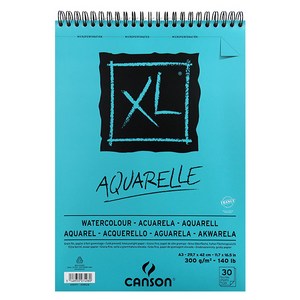 캔손 XL Watercolor 스케치북 300g, A3, 1개