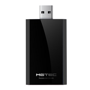 엠지텍 외장 SSD MSATA M6, 120GB, 블랙