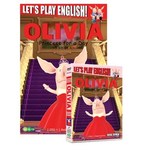 올리비아 시즌 7 하루동안 공주 되기 DVD+BOOK OLIVIA SEASON 7 PRINCESS FOR A DAY, 1CD