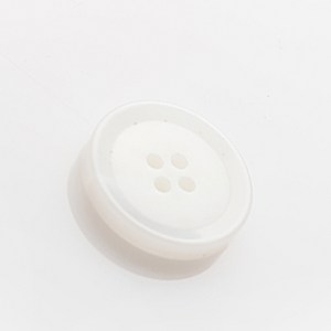 도민준 단추 23mm, 화이트, 12개입