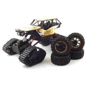 레프리카 1/12 4륜 락크라울러 맷트렉 트럭 RTR 2.4GHz RC카 CBT889726GO, 혼합 색상, 1개