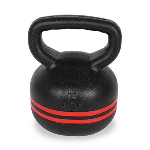아리프 레드라인 케틀벨, 블랙 + 레드, 6kg, 1개
