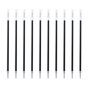 제브라 리필 4C 볼펜심 0.7mm, 블랙, 10개