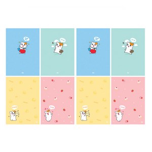 아이비스 에비츄 미니제본노트, 랜덤 발송, 8개