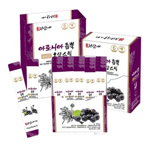 천삼애 아로니아 듬뿍 6년근 홍삼스틱 12g x 30p + 쇼핑백, 360g, 1세트