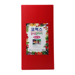 코멕스 업소용 컬러 위생도마, 적색, 1개