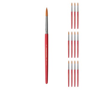 화홍 세필붓 320R, 5호, 12개