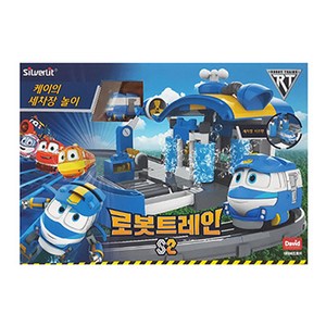 데이비드토이 로봇트레인s2 케이의 세차장놀이, 혼합 색상, 1개