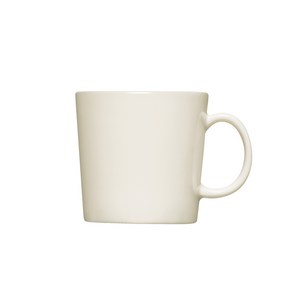 이딸라 떼에마 머그컵 300ml, 흰색, 1개