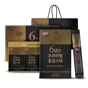 참말 6년근 프리미엄 홍삼스틱 선물세트, 12ml, 1세트, 30회분