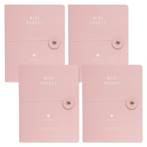 데얼스 4X6 미니포켓 앨범 4p, 핑크, 20매