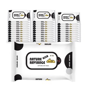 하비앙쥬 미니 물티슈 휴대용, 10매, 30개