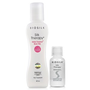 실크테라피 샤인에센스 플러스 로즈힙 헤어에센스 65ml + 오리지날 15ml, 1개, 65 mL + 15 mL