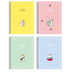아이비스 에비츄인덱스노트 EB11019, 랜덤 발송, 4개입