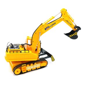 BrotherToys 무선 굴삭기 11채널 RC 포크레인 No.0118, 혼합 색상, 1개