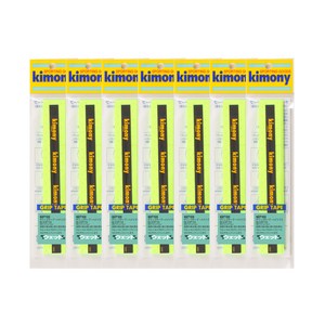 키모니 하이 소프트 EX 배드민턴 오버그립 KGT100, 네온, 7개