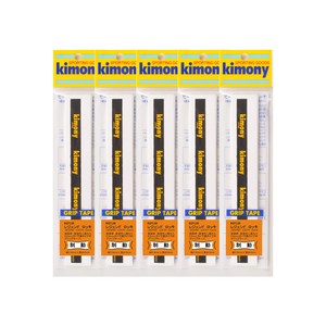 키모니 배드민턴 하이 포스트 레전드 오버그립 타이어 KGT138 5p, 화이트, 5개