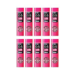 펜텔 아인 슈타인 샤프심 HB Soft C275, 0.5mm, 10개