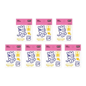 라인프렌즈 BT21 데코스티커, 망, 7개입