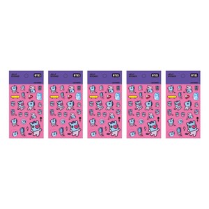 라인프렌즈 BT21 젤리 스티커, 망, 5개입