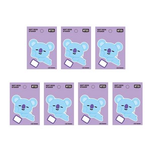 라인프렌즈 BT21 소프트 데코 스티커, 코야, 7개입