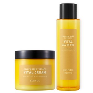 은율 옐로우씨드 테라피 바이탈 남성 2종 세트, 올인원 150ml + 크림 270ml, 1세트
