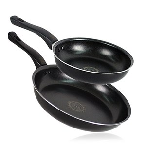 오스벨 베이직 프라이팬세트 2개, 혼합색상, 20cm + 28cm, 1세트