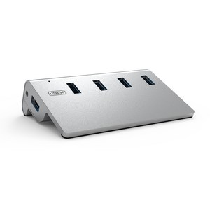 넥스트유 이지넷유비쿼터스 USB3.0 알루미늄 4포트 스탠드형 USB허브 NEXT-315UH, 혼합색상