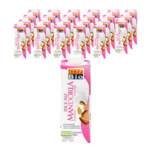 이솔라비오 유기농 쌀 아몬드 음료, 250ml, 24개