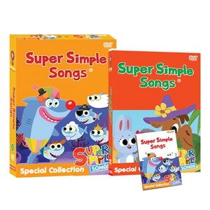 NEW Super Simple Songs 스페셜Collection DVD + 오디오CD 8종세트 가사집포함, 4CD + 4DVD