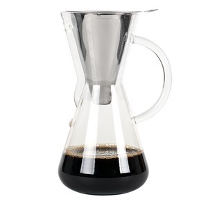 칼딘 스테인리스 드립세트 KN-05, 혼합색상, 1세트, 드립서버+스텐필터, 600ml