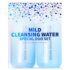 유니클럽 마일드 클렌징워터 스페셜 듀오 세트, 300ml, 2개