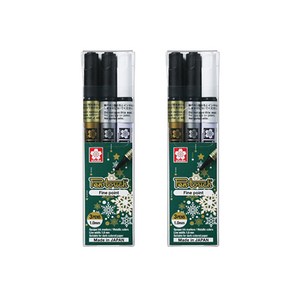 사쿠라 펜터치 마카펜 F 세트, 3색, 2개
