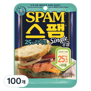 스팸 마일드, 80g, 100개