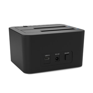 넥스트유 2bay USB 3.1 Type C HDD도킹스테이션, NEXT-965TC, 1개