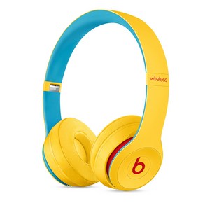 Apple Beats Solo3 무선 헤드폰, 옐로우, MV8U2PA/A