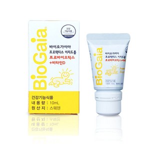 바이오가이아 프로텍티스 이지드롭 프로바이오틱스 + 비타민 D 영양제, 10ml, 1개