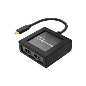 컴스 C타입 HDMI 듀얼 분배기, DM837, 1개