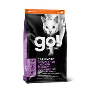 go 전연령 고양이 카니보 레시피 건식사료, 닭+칠면조, 3.63kg, 1개