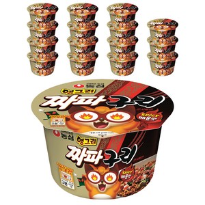 짜파구리 앵그리 큰사발면 108g, 16개