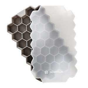 빈플러스 실리콘 육각 얼음틀 + 뚜껑, 1개