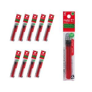 파이롯트 프릭션 다색 슬림펜 전용 리필심 0.5mm 3p LFBTRF30EF, 레드, 30개