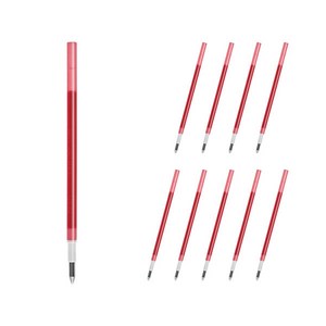 프릭션 다색 슬림펜 전용 리필심 0.38mm LFBTRF12UF, 와인레드, 10개