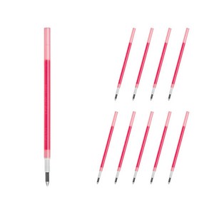 프릭션 다색 슬림펜 전용 리필심 0.38mm LFBTRF12UF, 로즈, 10개